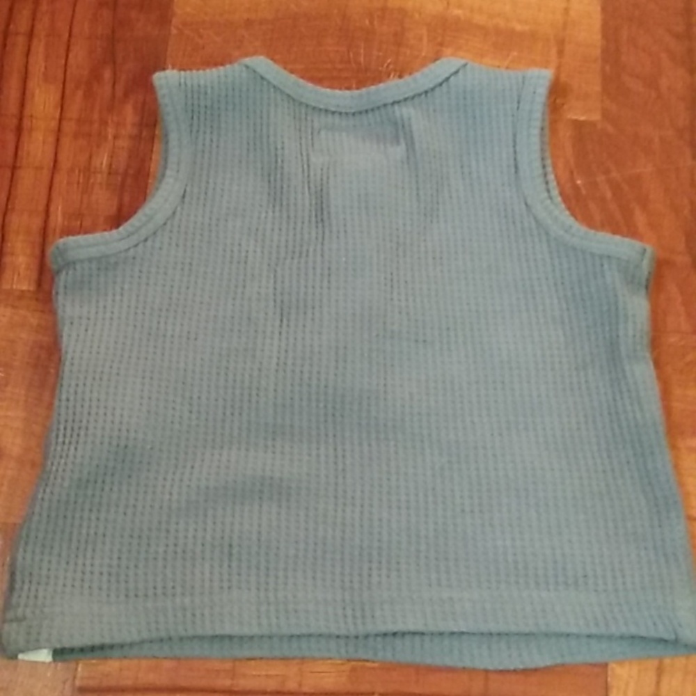 Little Planet Organic by Carter's 3M Outfit, Tank Top & Shorts Waffle Knit Set - Picture 9 of 12